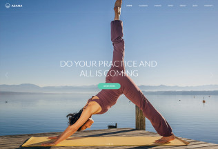 Asana – Premium Responsive Sport and Yoga WordPress Theme