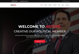 Astute – Premium Responsive Political WordPress Theme