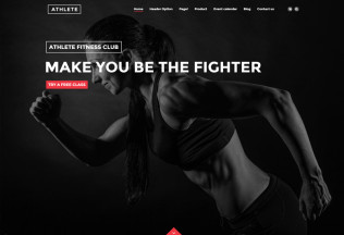 Athlete – Premium Responsive Fitness, Gym and Sport HTML5 Template