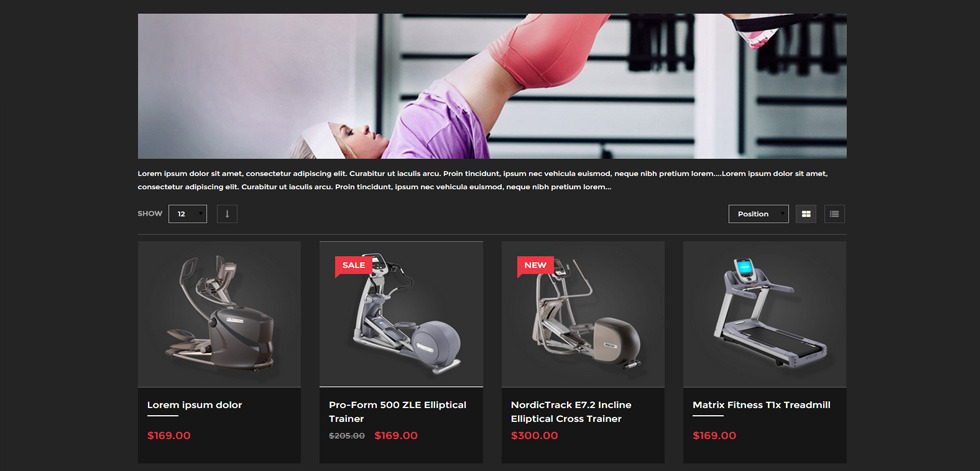 Category page