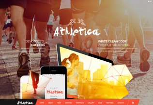 Athletica – Premium Responsive Retina Parallax OnePage WordPress Shop Theme