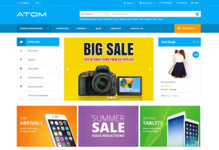 Atom – Premium Responsive Multipurpose Prestashop Theme