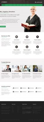 Best Responsive Lawyers and Attorneys HTML5 Templates 2014