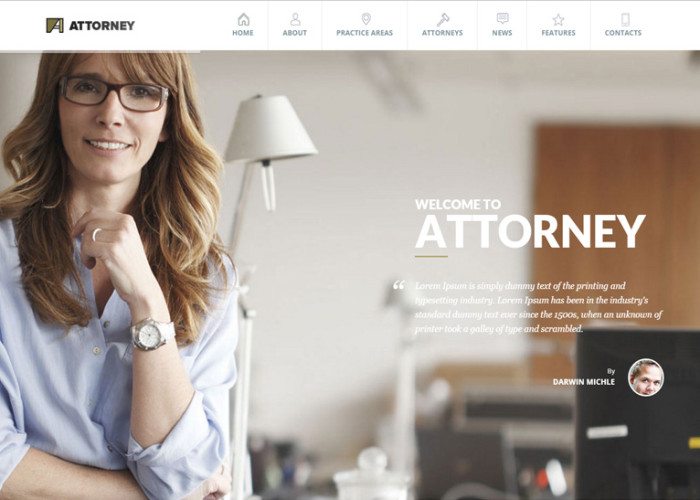 Attorney – Premium Responsive Lawyer & Attorney HTML5 Template