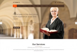 Attorney – Premium Responsive Lawyers HTML5 Template