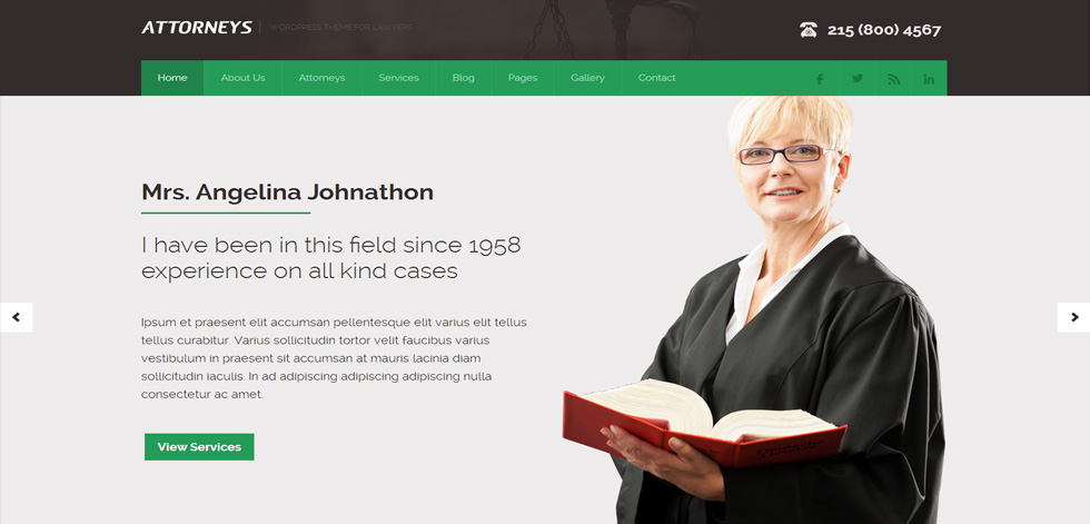 Welcome page