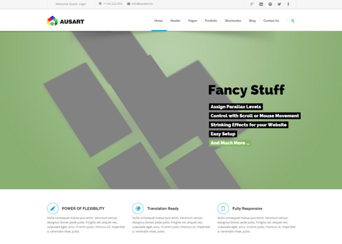 Ausart – Premium Responsive Multipurpose Business HTML5 Template