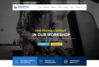 AutoPress – Premium Responsive Car Repair & Services WordPress Theme