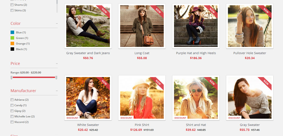 Category page