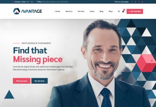 Avantage – Premium Responsive Consulting WordPress Theme