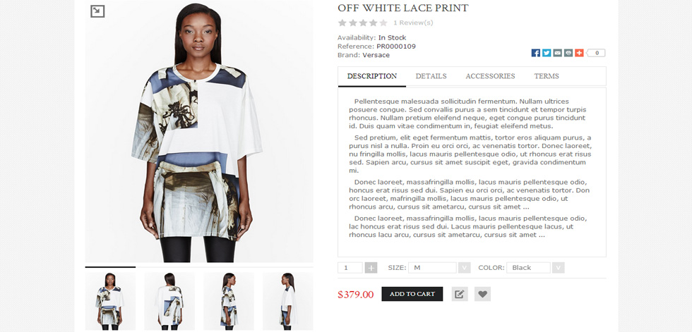 Product page