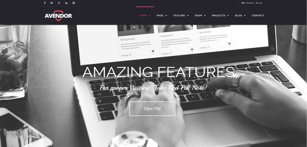 Home page