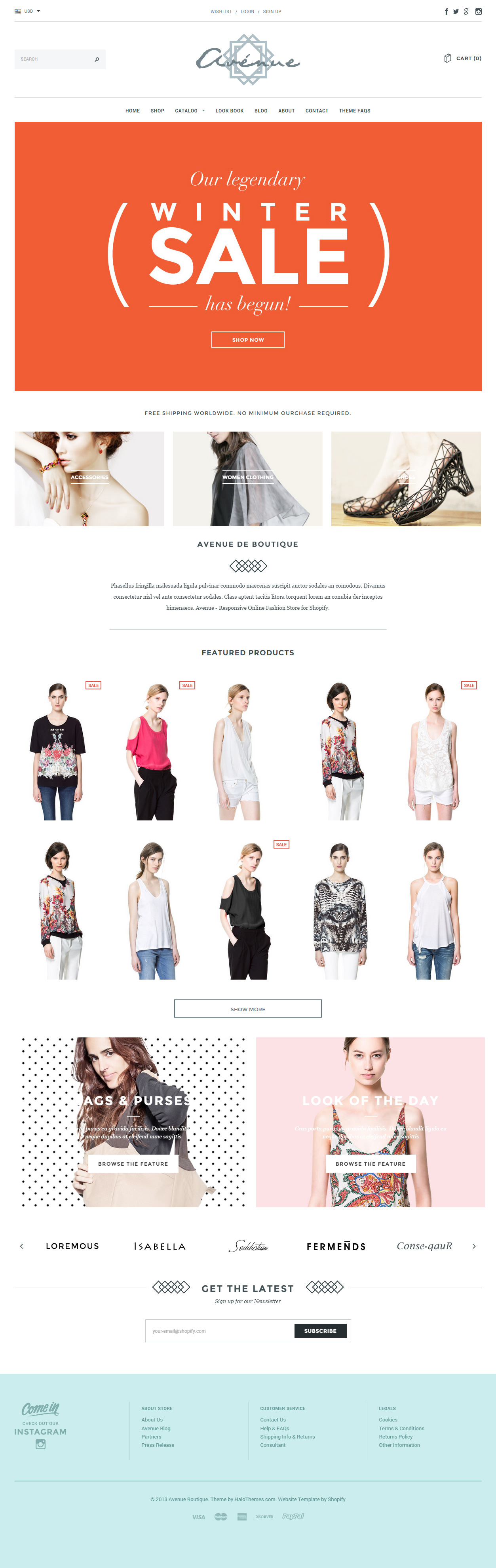 Avenue Shopify Themes