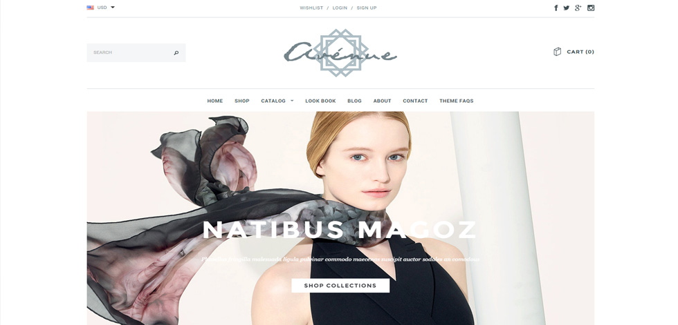 Welcome page