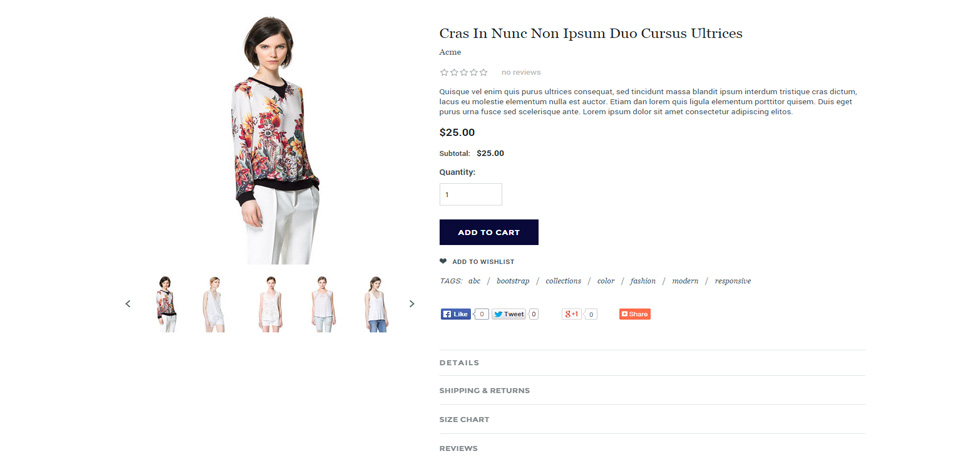Product page