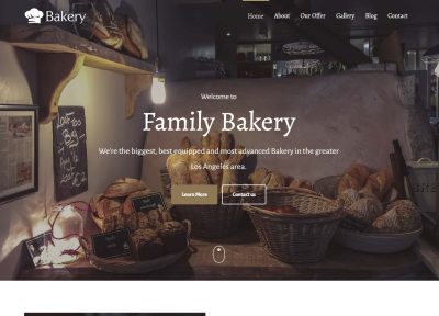 Latest Responsive WordPress Themes for Bakeries 2018