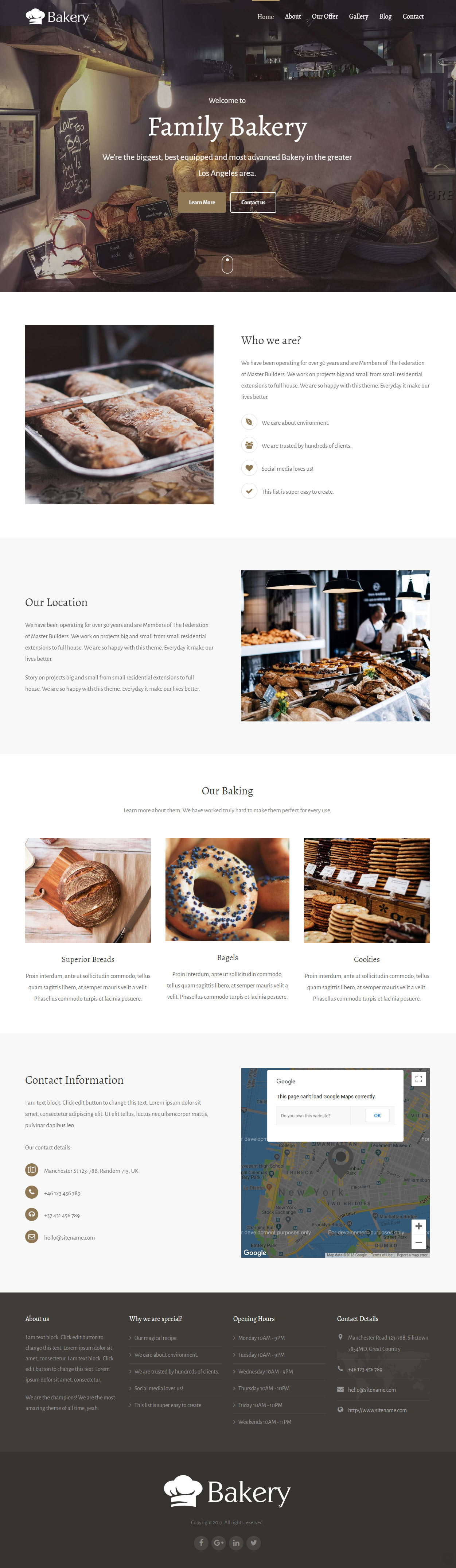 Engage WordPress Themes for Bakeries