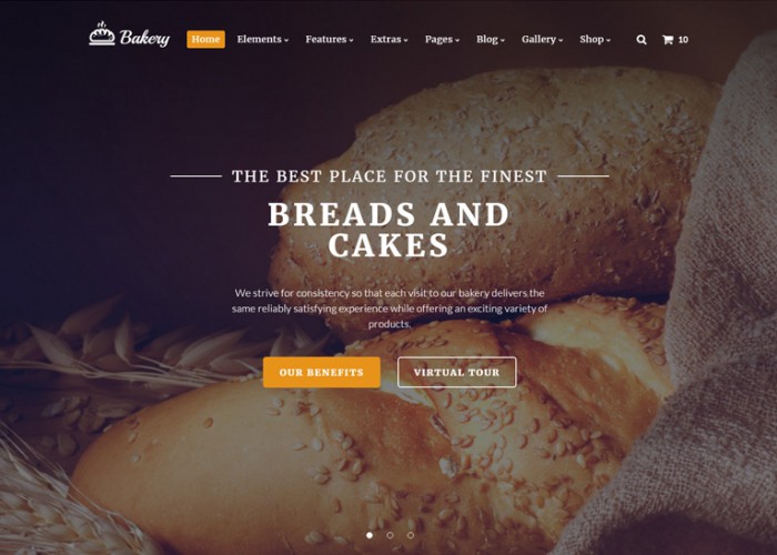 Bakery – Premium Responsive Multipurpose Bakery HTML5 Template