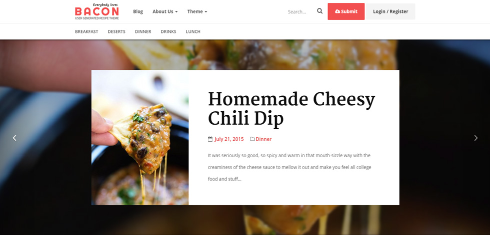 Home page