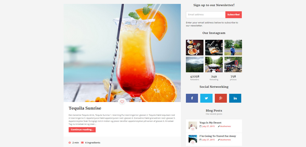 Category page