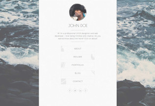 Balloon – Premium Responsive Personal vCard WordPress Theme