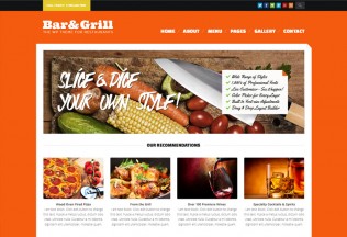 Bar + Grill – Premium Responsive WordPress for Restaurants & Local Businesses
