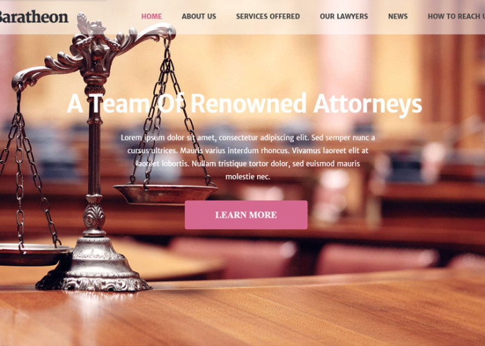 Baratheon – Premium Responsive Law Firm WordPress Theme