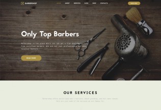 Barbershop – Premium Responsive Hair Care & Hair Styling HTML5 Template