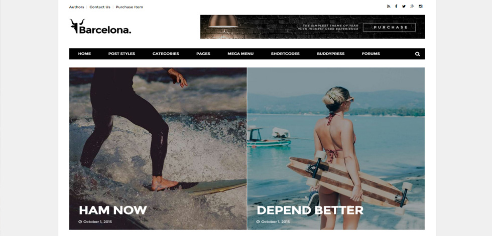 Home page
