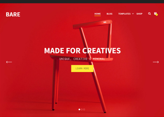 Bare – Premium Responsive Portfolio & Agency HTML5 Template