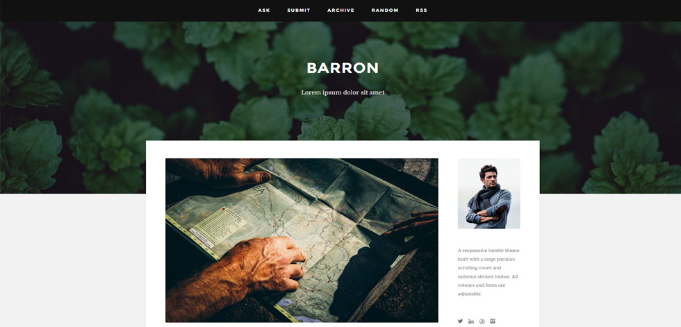 Home page