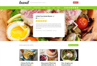 Basil – Premium Responsive Recipe-Powered WordPress Theme