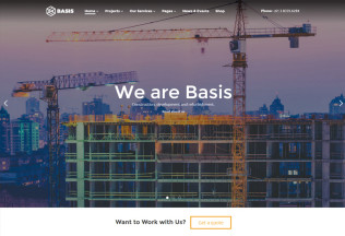 Basis – Premium Responsive Construction Business WordPress Theme