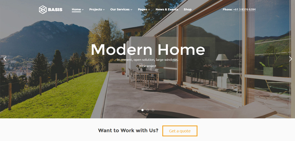 Home page