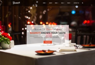 Basmoti – Premium Responsive Restaurant Bootstrap 4 HTML5 Template