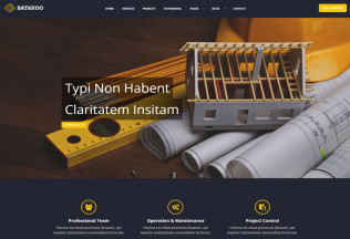 Batakoo – Premium Responsive Modern Construction WordPress Theme