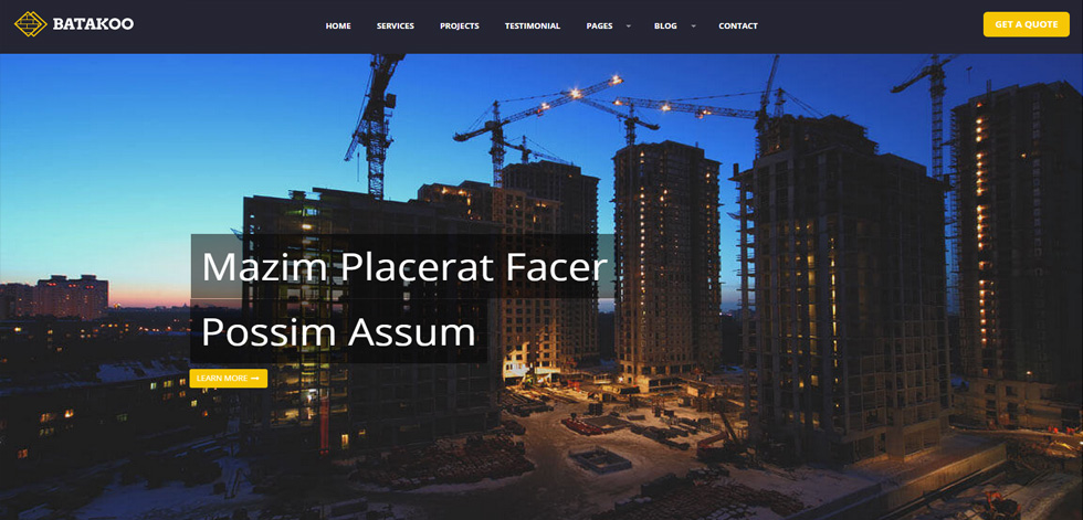 Home page