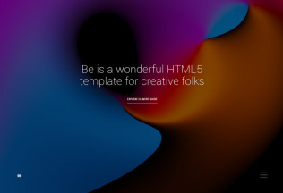 Be – Premium Responsive Agency HTML5 Template