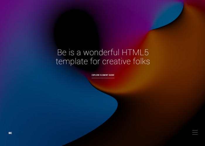 Be – Premium Responsive Agency HTML5 Template