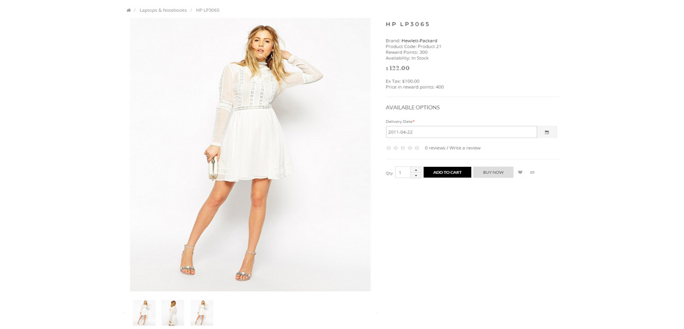 Product page