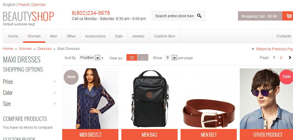 Category Page