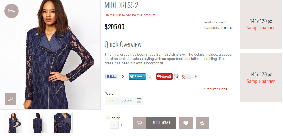 Product page
