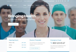 BeClinic – Premium Responsive Multipurpose Medical WordPress Theme