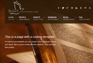 Belief – Premium Responsive WordPress Theme for Churches