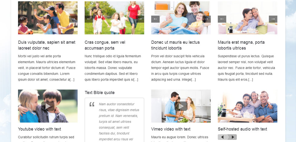 Grid view