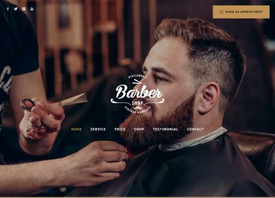 Best Barber HTML Templates 2018