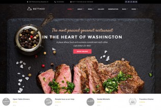 Bettaso – Premium Responsive Cafe & Restaurant WordPress Theme