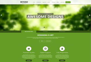 Beyond – Premium Responsive Landing Page HTML5 Template