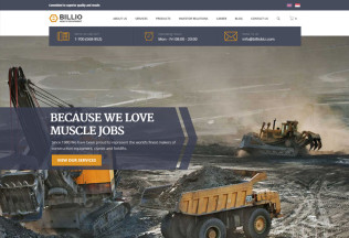Billio – Premium Responsive Multipurpose Company WordPress Theme