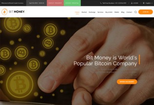 Bit Money – Premium Responsive Bitcoin Cryptocurrency HTML5 Template